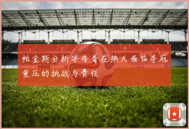帕金斯分析字母哥在热火面临夺冠重压的挑战与责任
